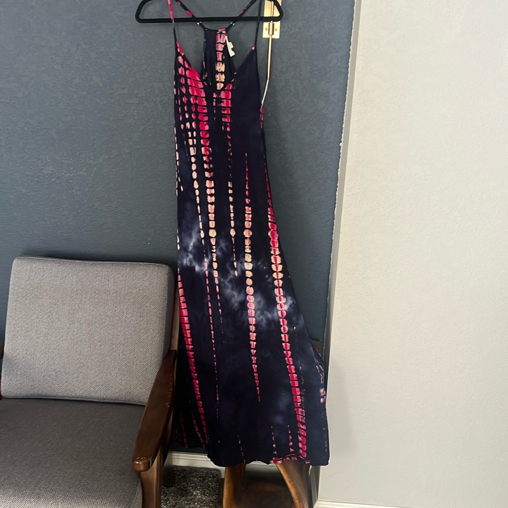 Comfy maxi tie dye maxi dress